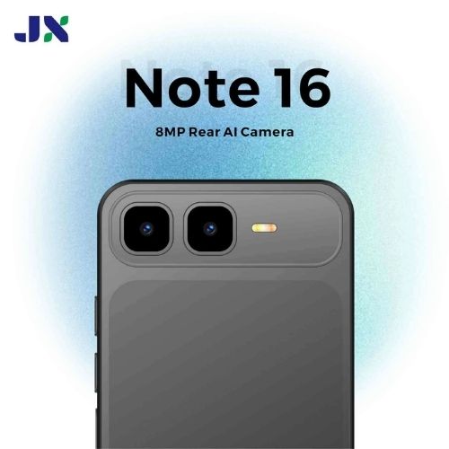 NEW ARRIVAL JX Note 16 Smartphone 4GBRAM + 64GB ROM Display: 6.6″ HD+ Incell 5MP Front + 8MP Rear AI Camera 5000mAh Big Battery Dual sim Android 14 Smart Phones