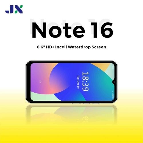 NEW ARRIVAL JX Note 16 Smartphone 4GBRAM + 64GB ROM Display: 6.6″ HD+ Incell 5MP Front + 8MP Rear AI Camera 5000mAh Big Battery Dual sim Android 14 Smart Phones