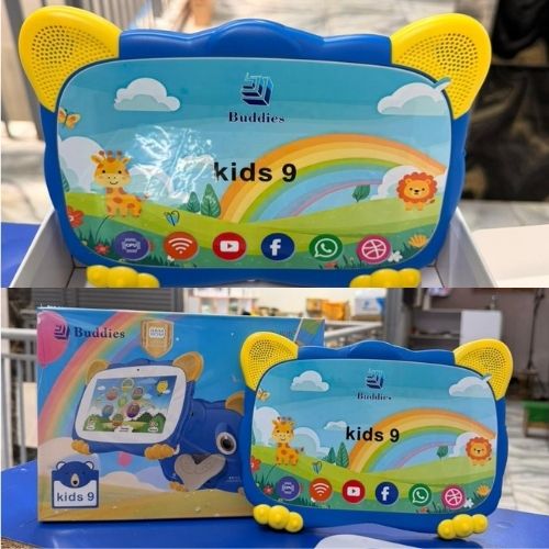 NEW ARRIVAL BUDDIES KIDS 9 STUDY TABLET 5G WIFI TABLETS 8GB RAM / 256GB ROM STORAGE With BOTH SIM CARD SLOT AND MEMORY CARD SLOT, ANDROID TAB FOR LEARNING AND FUN