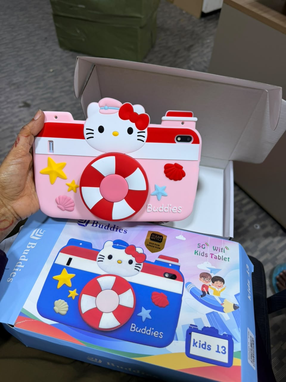 LIMITED DISCOUNT🔥🔥💃🏻💃🏻 !!!BRAND NEW BUDDIES KIDS 13 STUDY TABLET 8GB/256GB Wifi MEMORY CARD SLOT,SIM SLOT, ANDROID TAB FOR LEARNING, Modio tablet, Kids Tablet, Children Tablet, CBC tablet