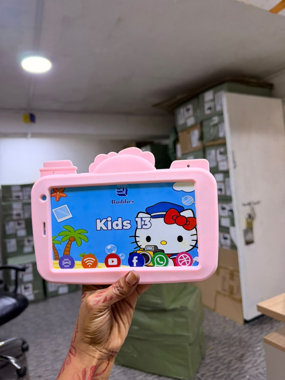 LIMITED DISCOUNT🔥🔥💃🏻💃🏻 !!!BRAND NEW BUDDIES KIDS 13 STUDY TABLET 8GB/256GB Wifi MEMORY CARD SLOT,SIM SLOT, ANDROID TAB FOR LEARNING, Modio tablet, Kids Tablet, Children Tablet, CBC tablet