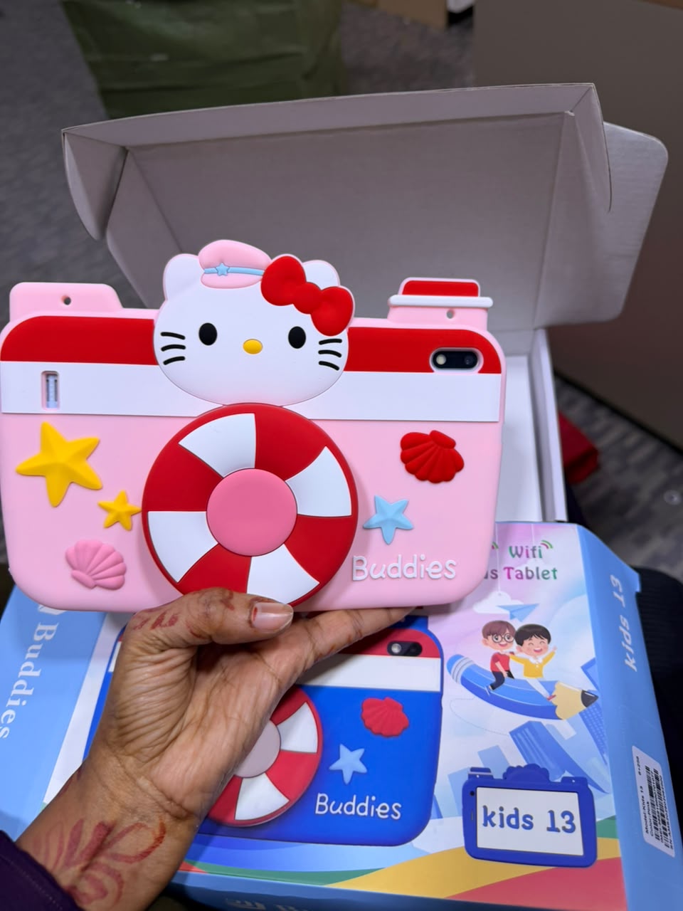 LIMITED DISCOUNT🔥🔥💃🏻💃🏻 !!!BRAND NEW BUDDIES KIDS 13 STUDY TABLET 8GB/256GB Wifi MEMORY CARD SLOT,SIM SLOT, ANDROID TAB FOR LEARNING, Modio tablet, Kids Tablet, Children Tablet, CBC tablet