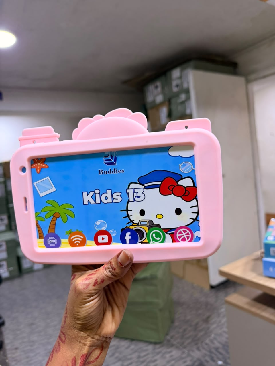 LIMITED DISCOUNT🔥🔥💃🏻💃🏻 !!!BRAND NEW BUDDIES KIDS 13 STUDY TABLET 8GB/256GB Wifi MEMORY CARD SLOT,SIM SLOT, ANDROID TAB FOR LEARNING, Modio tablet, Kids Tablet, Children Tablet, CBC tablet