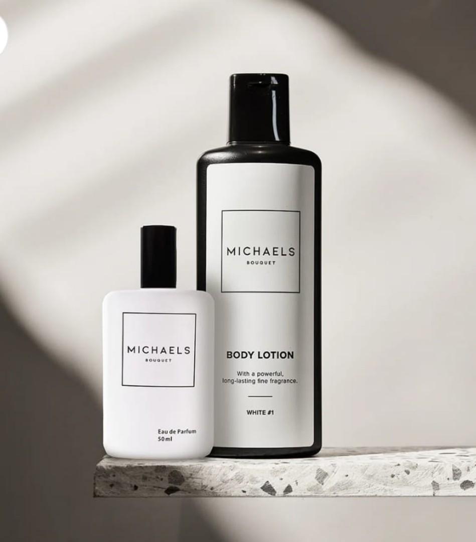 Michael's bouquet White 1 Combo Bodylotion and Perfume.