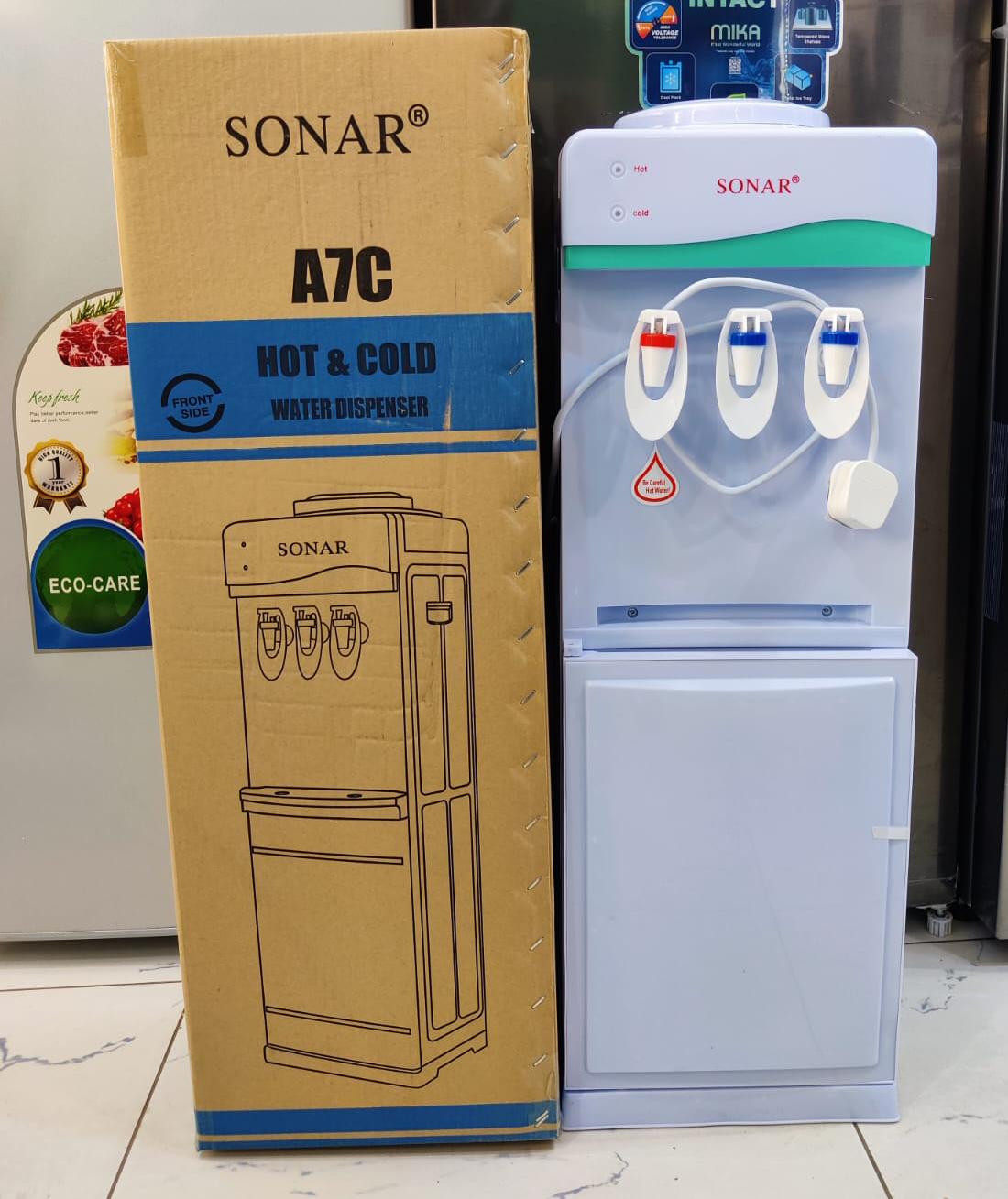 Sonar A7C Water Dispenser – Hot & Cold Water, Make your daily water routine easier and more convenient, Convenient for tea, coffee and other hot beverages without having to use a separate kettle.