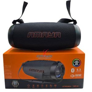 Amaya J4 Xtreme 4 Portable Bluetooth Speaker Aux/USB/TF Card 8H Playback Time 8000mAh-80W. built for people who want powerful, room-shaking sound without carrying around a brick. This speaker pushes u
