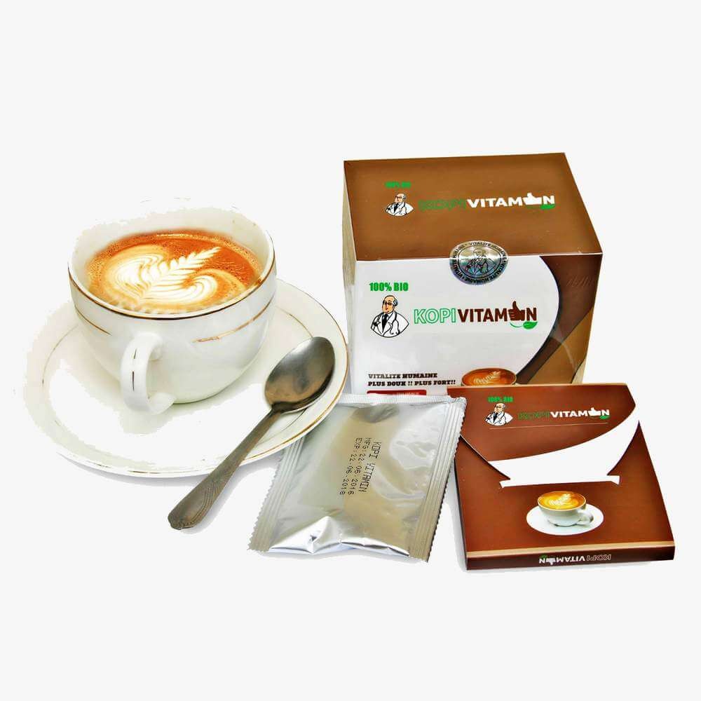 KopiVitamin Instant and Delicious 100% Organic – 8 Sachets of 20g view 2