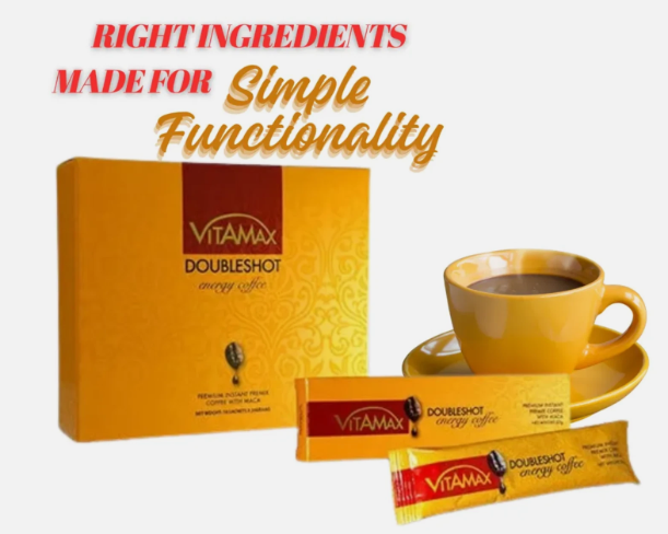VITAMAX DOUBLE SHOT COFFEE 20g X 10 Sachets view 5