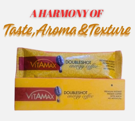 VITAMAX DOUBLE SHOT COFFEE 20g X 10 Sachets view 6