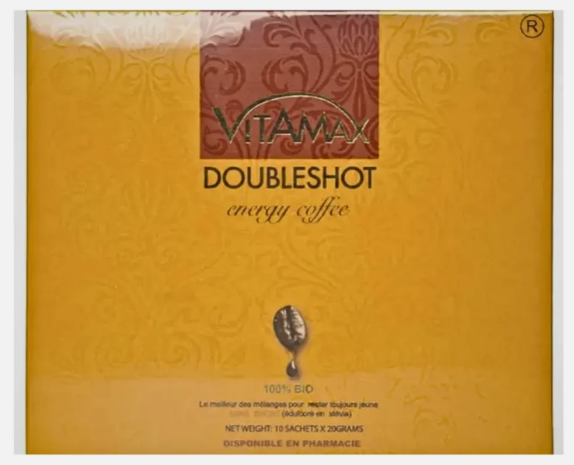 VITAMAX DOUBLE SHOT COFFEE 20g X 10 Sachets