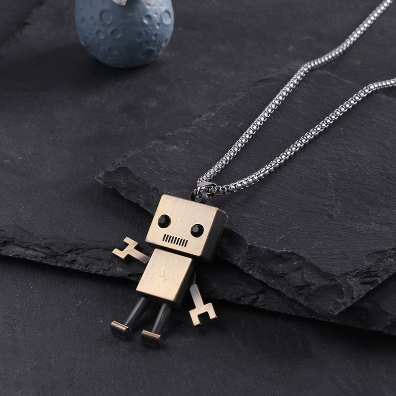 New Versatile, Stylish and Unique Sweater Chain Couple Accessories: Niche Men’s Necklace and Women’s Titanium Steel Jewellery