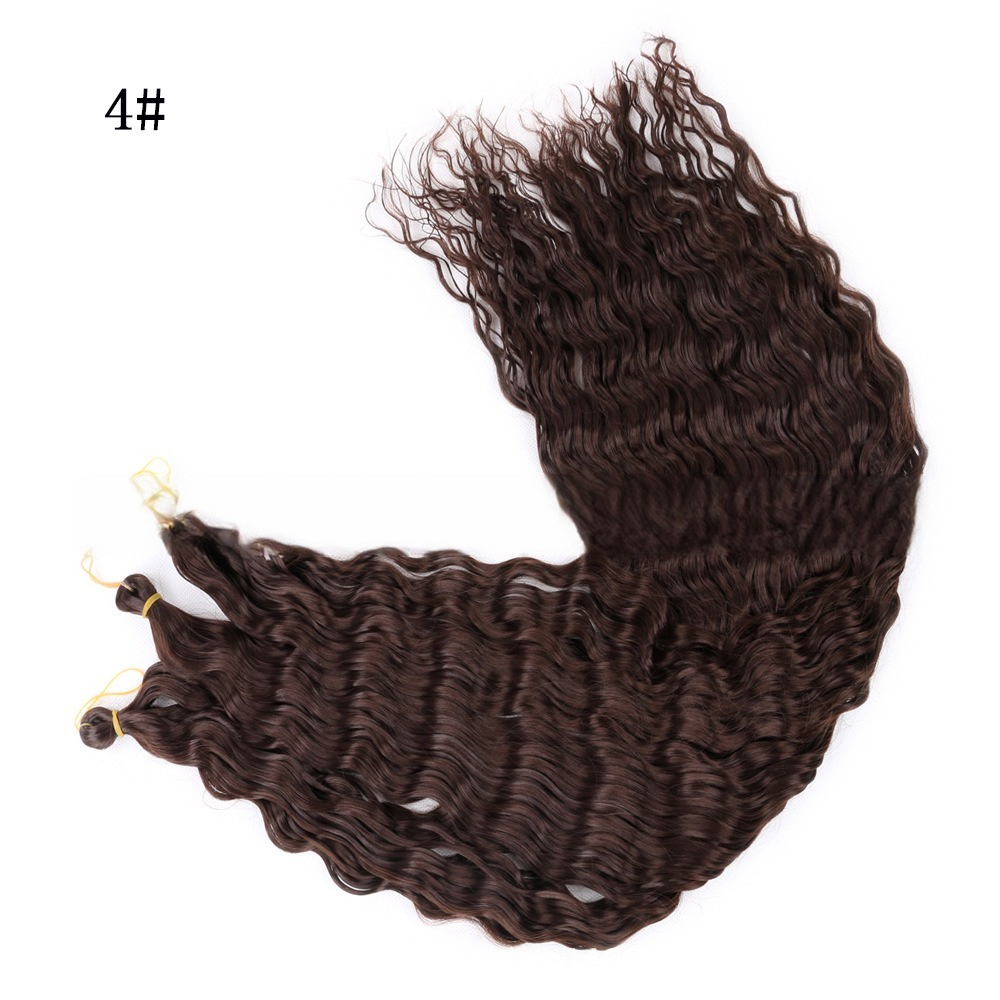European and American-style synthetic ponytail wigs, crochet-in-the-cap ponytail extensions, long curly ponytail extensions, ponytail braids