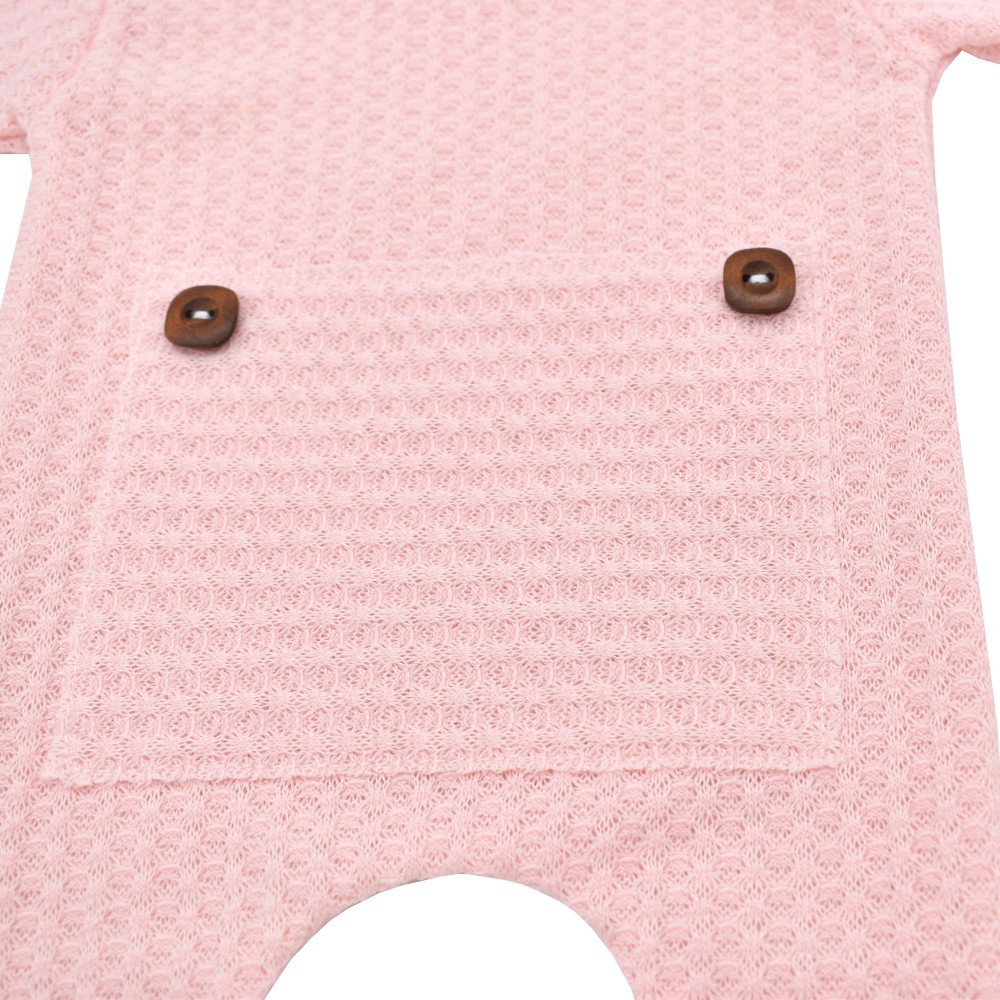 European and American newborn photography clothing two-piece set of knitted ankle jumpsuit+long tail hat