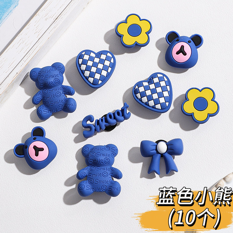 DIY Removable Clips for Hole-Patterned Shoes, Decorative Buckles, Shoe Embellishments, Accessories, Flip-Flops, Snap Fasteners, Removable Shoe Clips