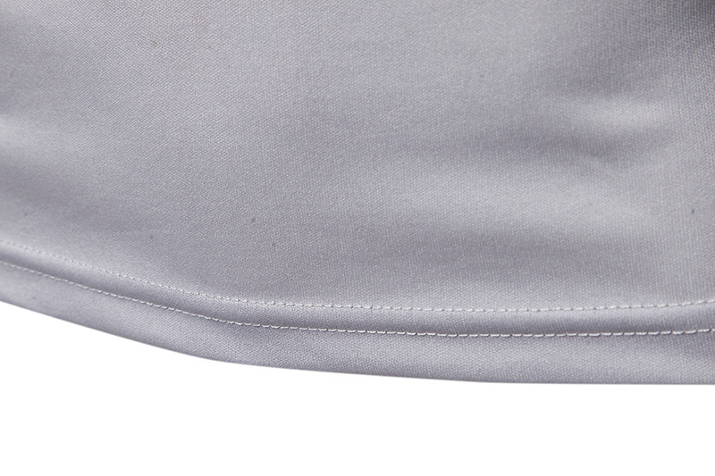 Men's Colour-Blocked Long-Sleeve T-Shirt, Round-Neck Men's T-Shirt, Versatile Geometric Colour-Blocked Top, Men's Wear
