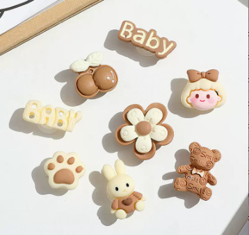 DIY Removable Clips for Hole-Patterned Shoes, Decorative Buckles, Shoe Embellishments, Accessories, Flip-Flops, Snap Fasteners, Removable Shoe Clips