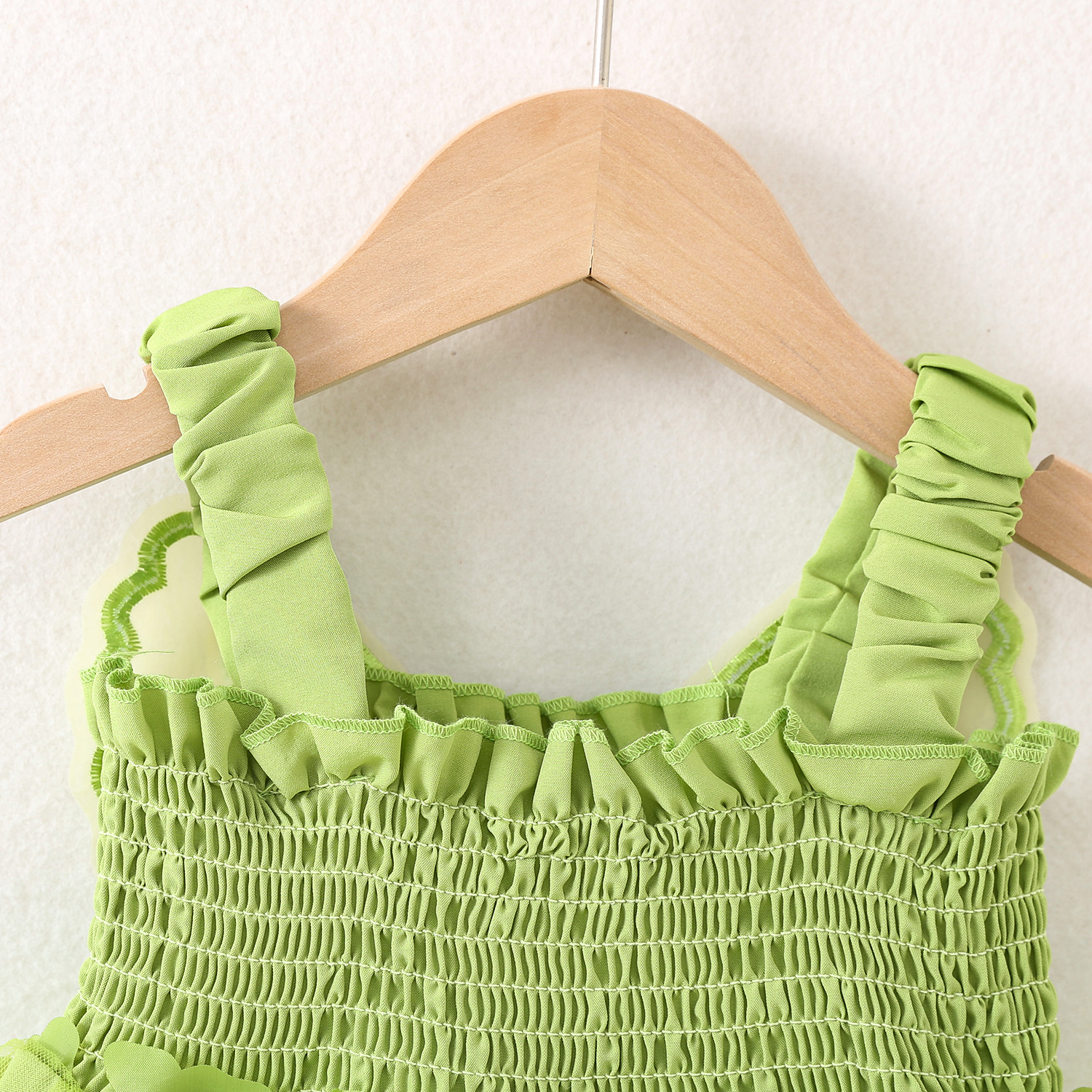 Summer girl's bow mesh princess dress