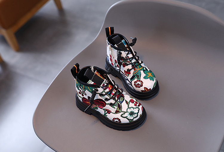 New Arrival: Children's Non-Slip Soft-Soled Short Boots, Printed Dr. Martens-Style Boots, Boys' Single-Boots, British-Style Short Boots for Boys and Girls