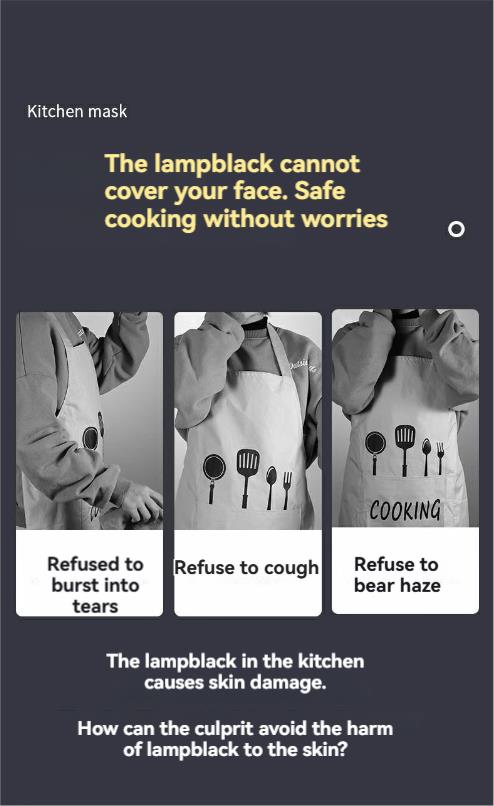 10-Piece Set of Full-Face Kitchen Cooking Face Shields – Protection Against Cooking Fumes, Oil Splashes and Droplets