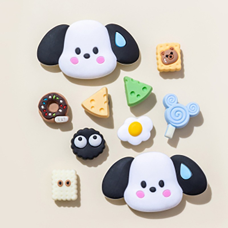 Trendy Hole-Patterned Shoes: 3D Detachable Cartoon Decorations, DIY Shoe Buckles, Accessories, Shoe Embellishments, Cute Flip-Flop Accessories, Snap Fasteners