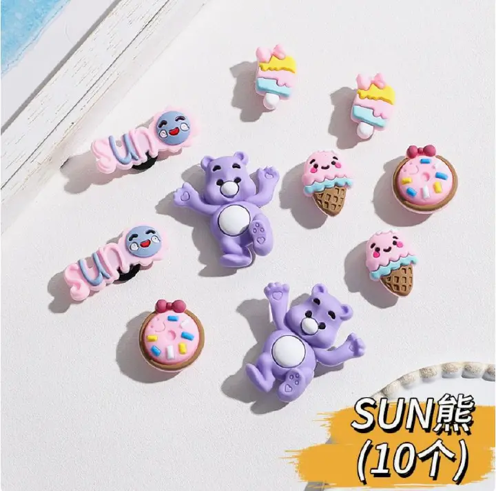 DIY Removable Clips for Hole-Patterned Shoes, Decorative Buckles, Shoe Embellishments, Accessories, Flip-Flops, Snap Fasteners, Removable Shoe Clips