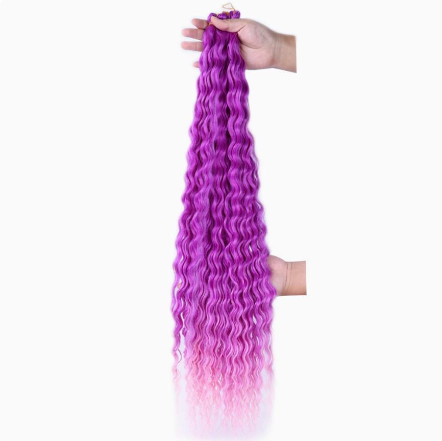 European and American-style synthetic ponytail wigs, crochet-in-the-cap ponytail extensions, long curly ponytail extensions, ponytail braids