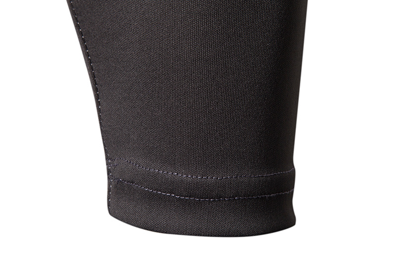 Men's Colour-Blocked Long-Sleeve T-Shirt, Round-Neck Men's T-Shirt, Versatile Geometric Colour-Blocked Top, Men's Wear