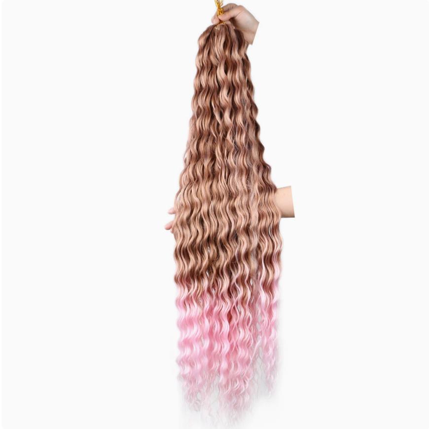 European and American-style synthetic ponytail wigs, crochet-in-the-cap ponytail extensions, long curly ponytail extensions, ponytail braids