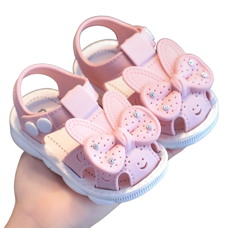 Girls' Sandals Summer Children's Baotou Soft Sole New Little Girl Princess Shoes Infant and Toddler Walking Shoes