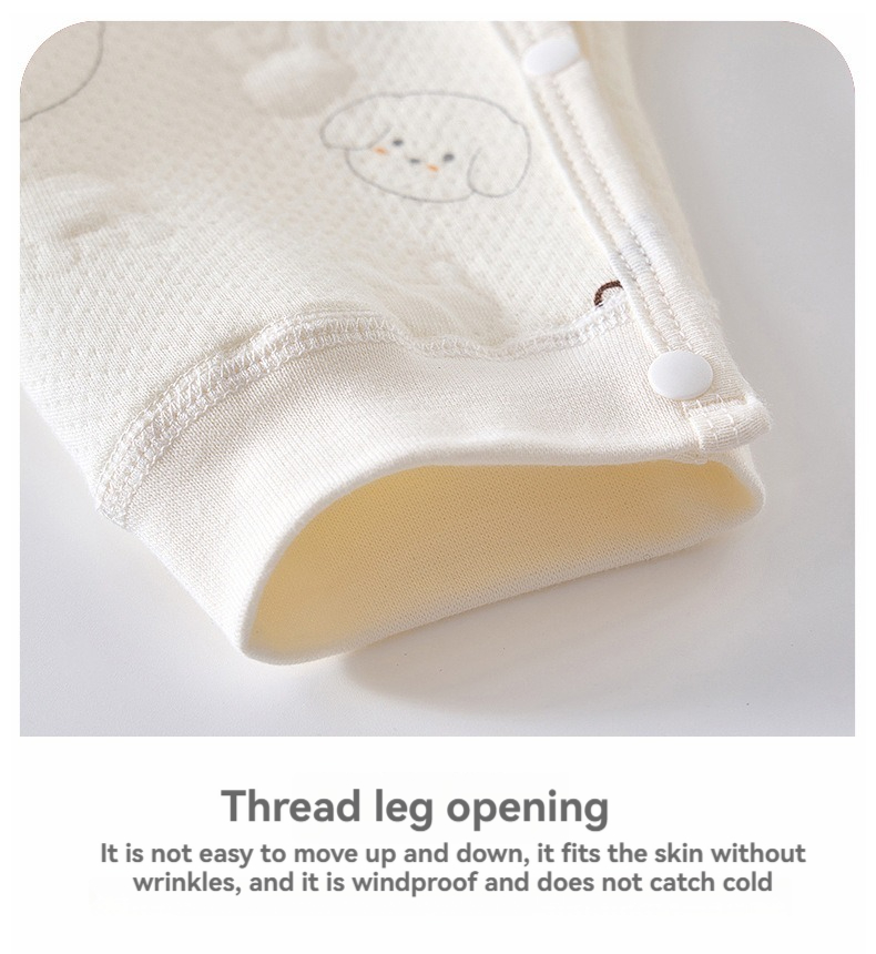 Baby clothes, autumn and winter jumpsuits, newborn baby thin cotton boneless warm jumpsuit
