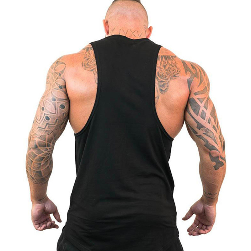Men's fitness gym, running training vest, fitness training vest, sleeveless cotton vest, men's clothing