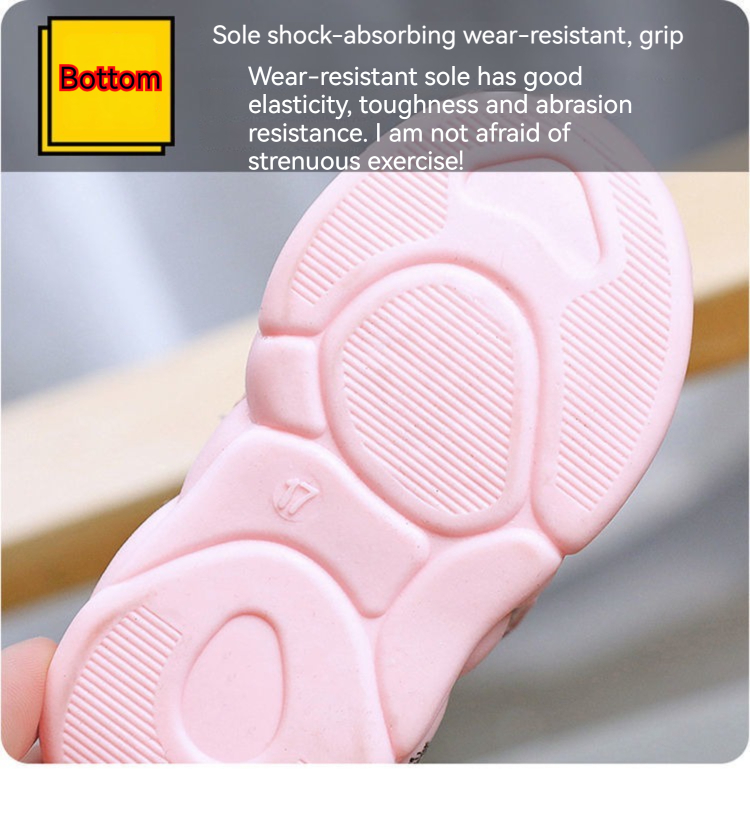 Infant and toddler mesh shoes for girls aged 0-3, spring and autumn children's soft soled walking shoes