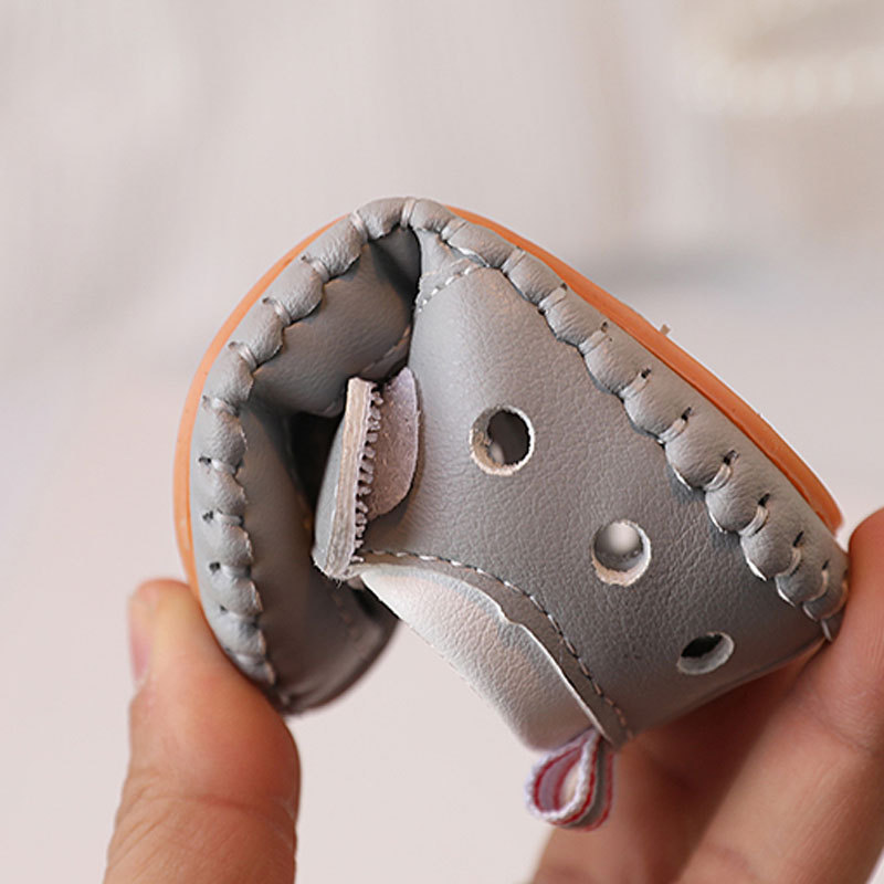 Baby sandals men's summer walking shoes 0-2 year old baby soft soled cartoon sandals