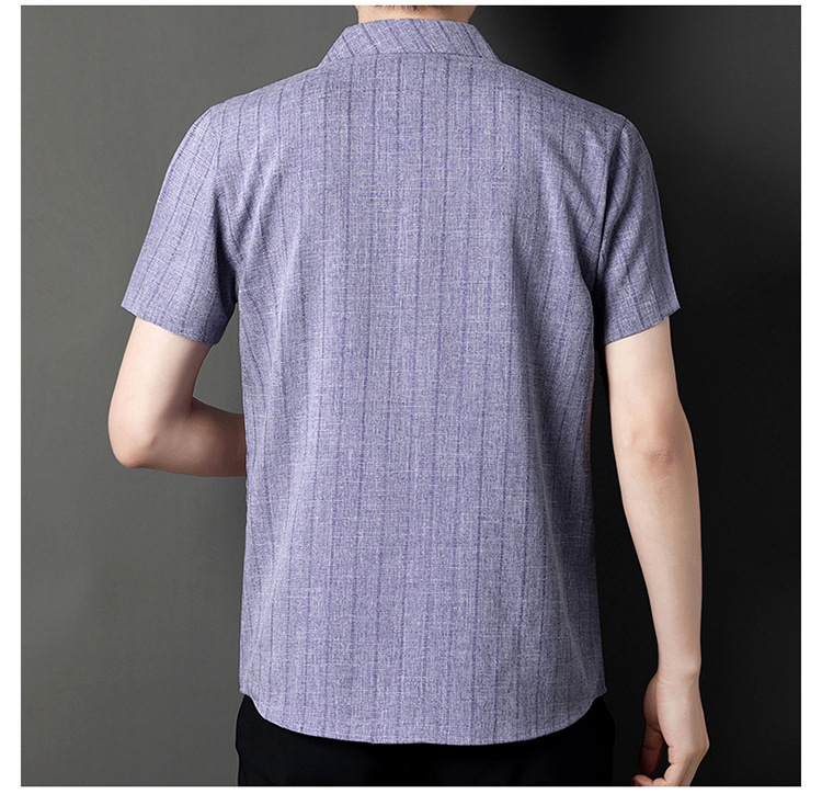 Men's non ironing business short sleeved shirt, summer casual shirt, men's clothing