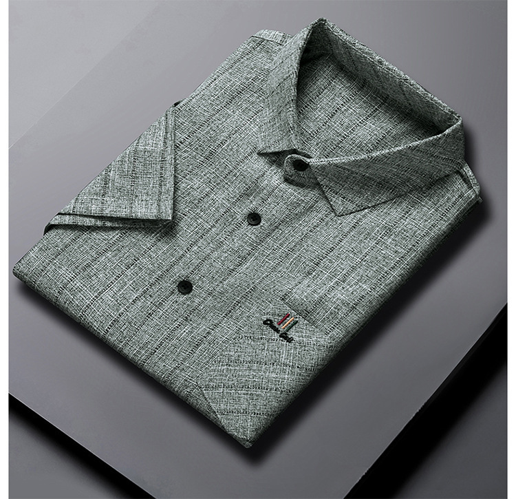 Men's non ironing business short sleeved shirt, summer casual shirt, men's clothing