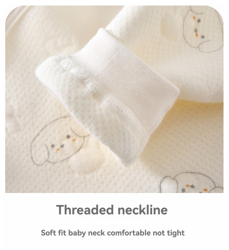 Baby clothes, autumn and winter jumpsuits, newborn baby thin cotton boneless warm jumpsuit