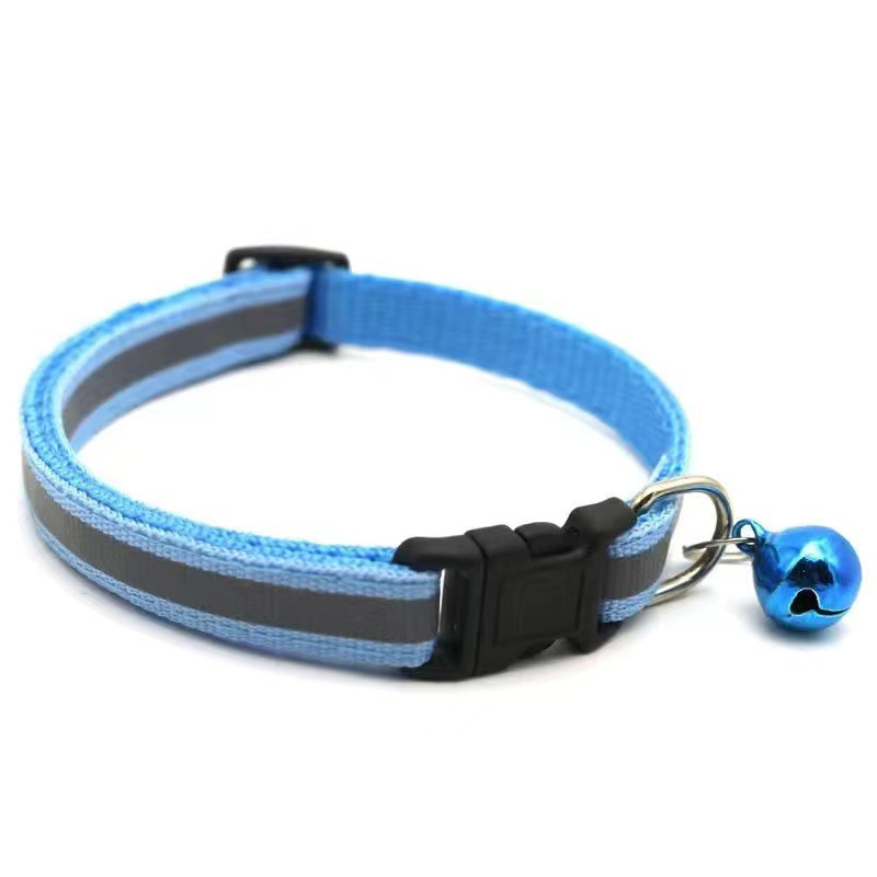 2pcs  Reflective Night-Time Pet Collar – Universal Size for Cats and Dogs, Adjustable with Bell, to Prevent Your Pet from Getting Lost  Pet Supplies