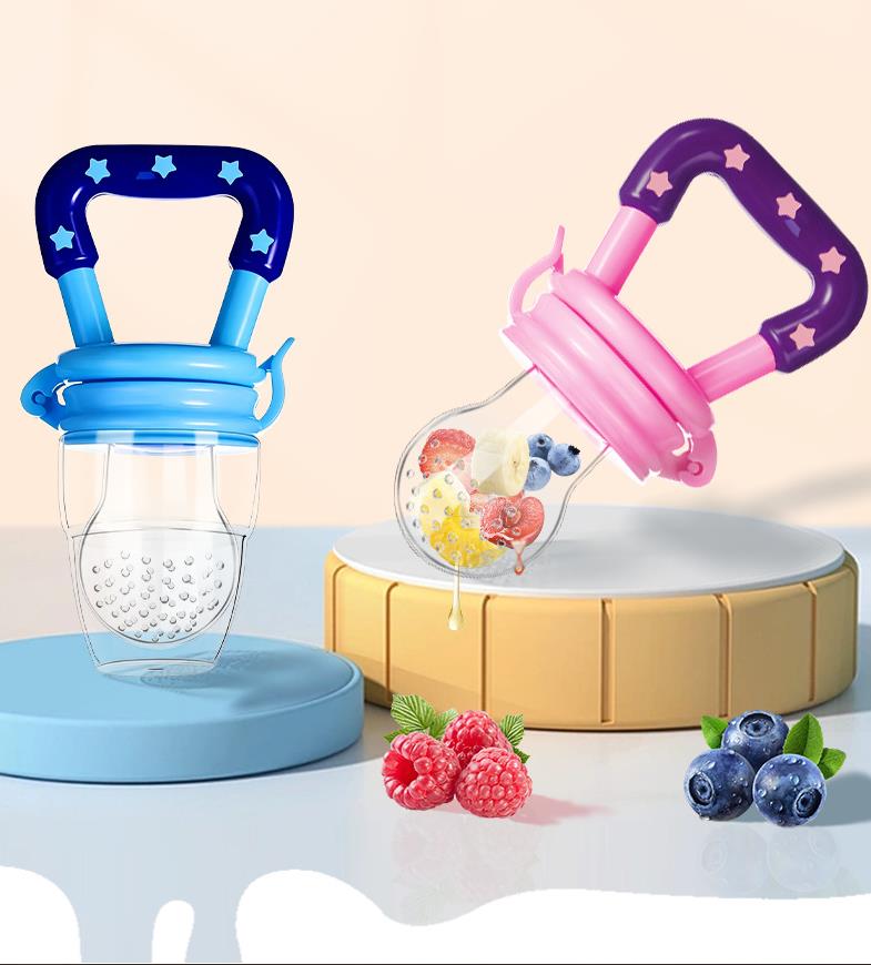 PP Silicone Baby Teether – Fruit-Shaped Weaning Aid, Children’s Teether, Baby Pacifier, Food-Grade Fruit & Vegetable Teether