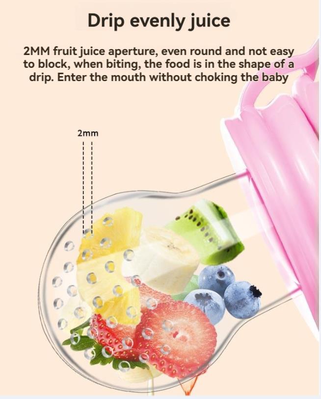 PP Silicone Baby Teether – Fruit-Shaped Weaning Aid, Children’s Teether, Baby Pacifier, Food-Grade Fruit & Vegetable Teether