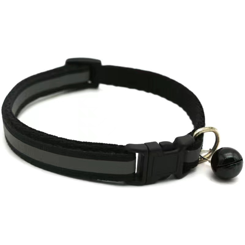 2pcs  Reflective Night-Time Pet Collar – Universal Size for Cats and Dogs, Adjustable with Bell, to Prevent Your Pet from Getting Lost  Pet Supplies