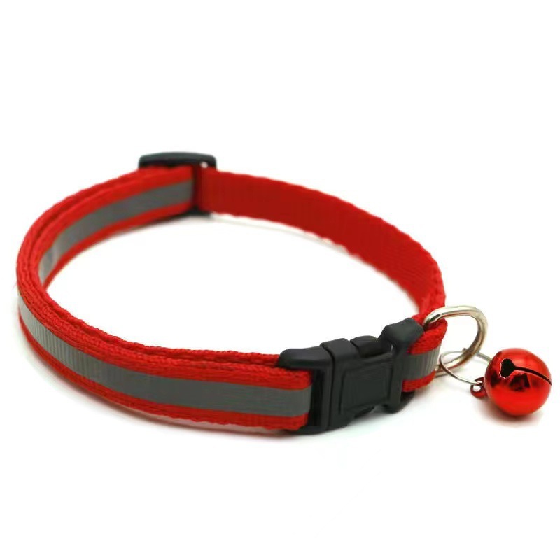 2pcs  Reflective Night-Time Pet Collar – Universal Size for Cats and Dogs, Adjustable with Bell, to Prevent Your Pet from Getting Lost  Pet Supplies