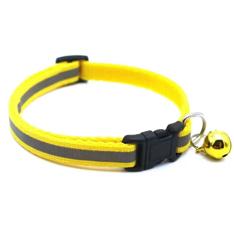 2pcs  Reflective Night-Time Pet Collar – Universal Size for Cats and Dogs, Adjustable with Bell, to Prevent Your Pet from Getting Lost  Pet Supplies