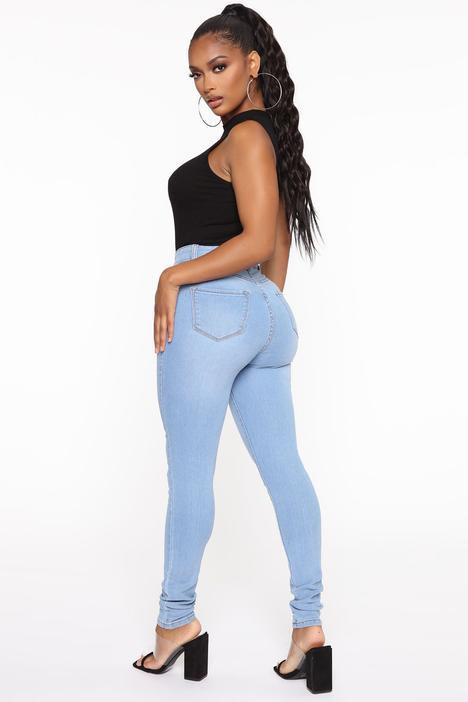 Jeans, women’s high-waisted slimming jeans, stretch pencil trousers, long trousers