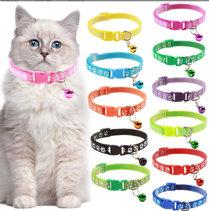 2pcs  Reflective Night-Time Pet Collar – Universal Size for Cats and Dogs, Adjustable with Bell, to Prevent Your Pet from Getting Lost  Pet Supplies