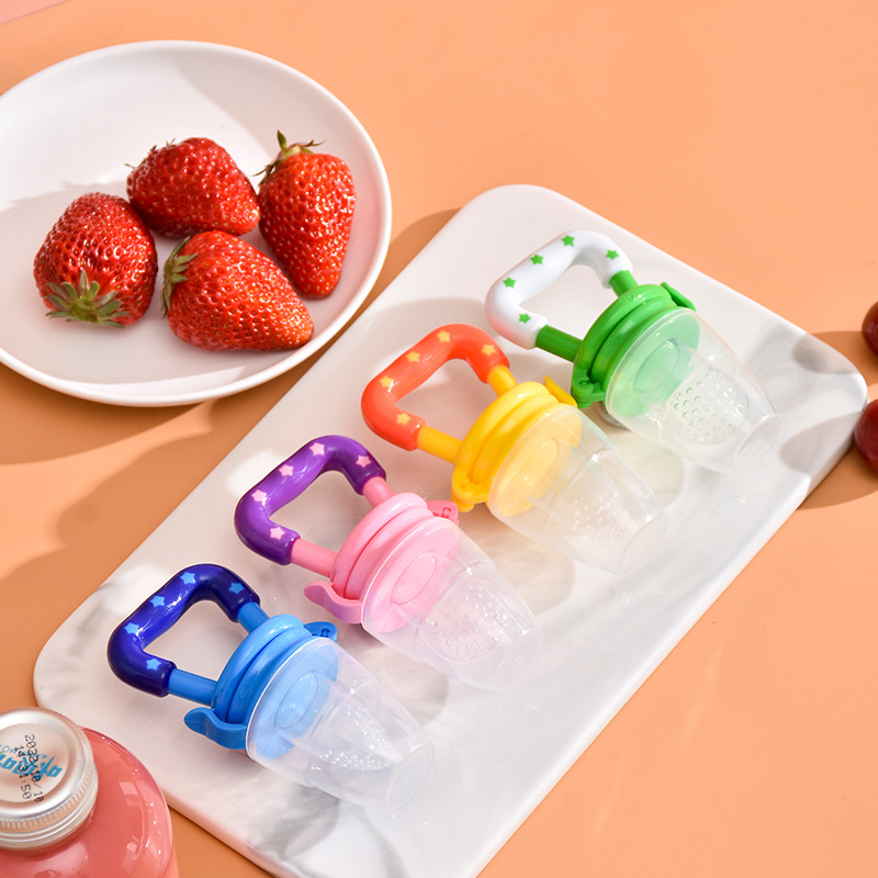 PP Silicone Baby Teether – Fruit-Shaped Weaning Aid, Children’s Teether, Baby Pacifier, Food-Grade Fruit & Vegetable Teether
