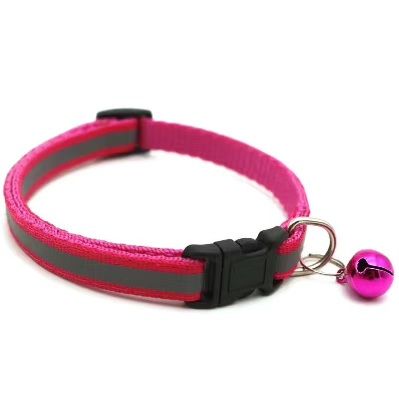 2pcs  Reflective Night-Time Pet Collar – Universal Size for Cats and Dogs, Adjustable with Bell, to Prevent Your Pet from Getting Lost  Pet Supplies