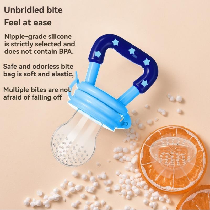 PP Silicone Baby Teether – Fruit-Shaped Weaning Aid, Children’s Teether, Baby Pacifier, Food-Grade Fruit & Vegetable Teether
