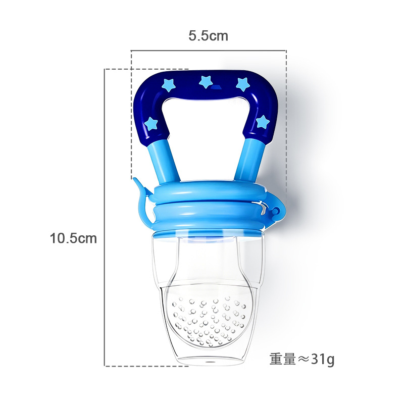 PP Silicone Baby Teether – Fruit-Shaped Weaning Aid, Children’s Teether, Baby Pacifier, Food-Grade Fruit & Vegetable Teether
