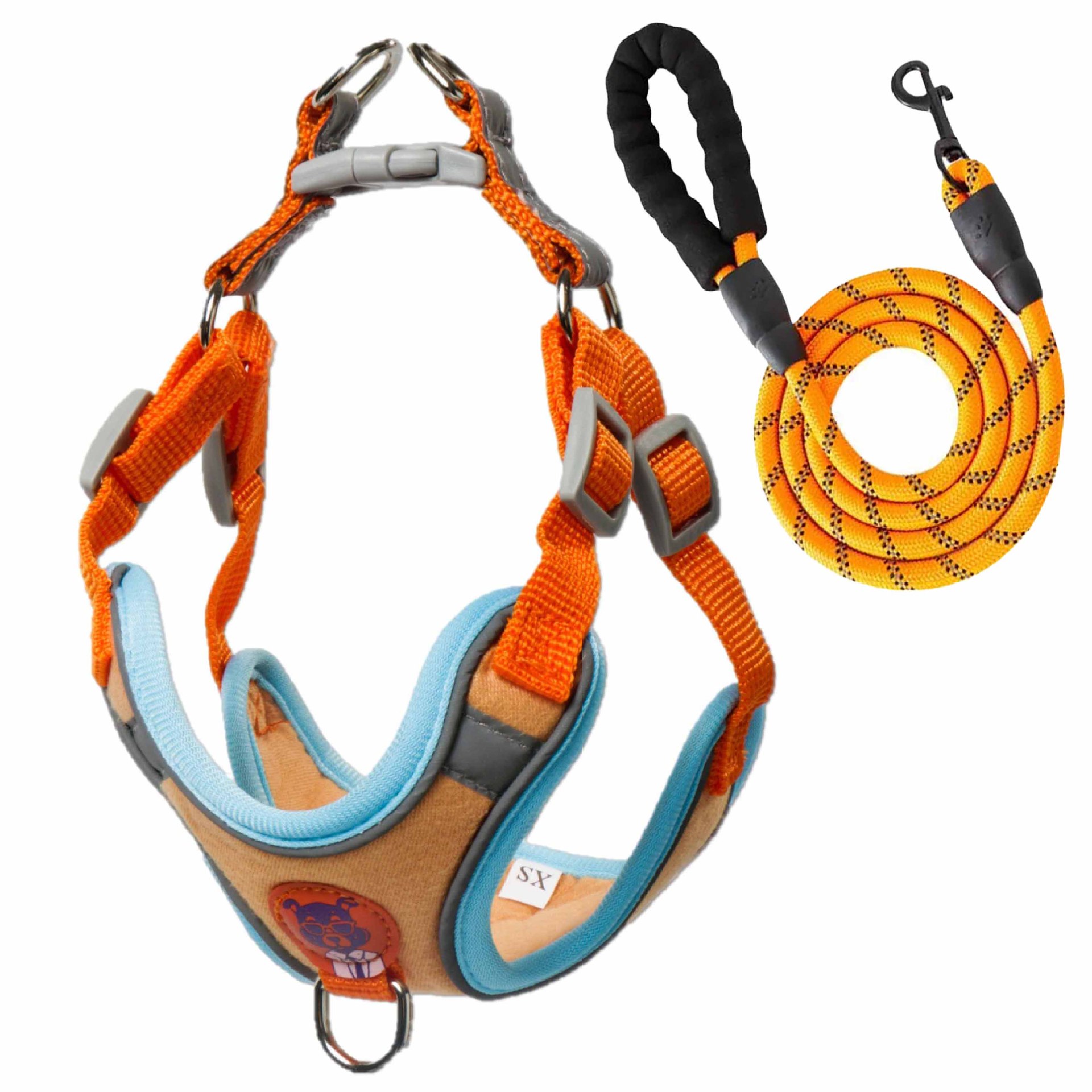 Dog Lead, Walking Lead, Reflective Harness, Adjustable Walking Lead, Vest-Style  Pet Supplies  Premium range