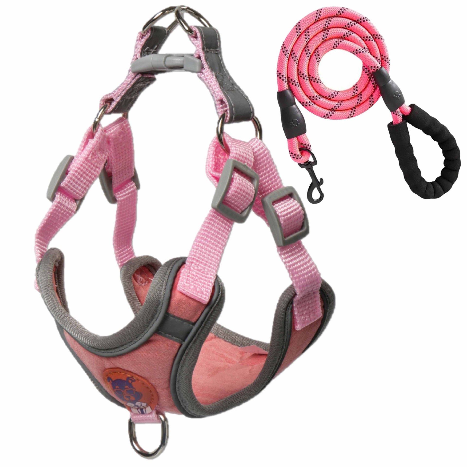 Dog Lead, Walking Lead, Reflective Harness, Adjustable Walking Lead, Vest-Style  Pet Supplies  Premium range